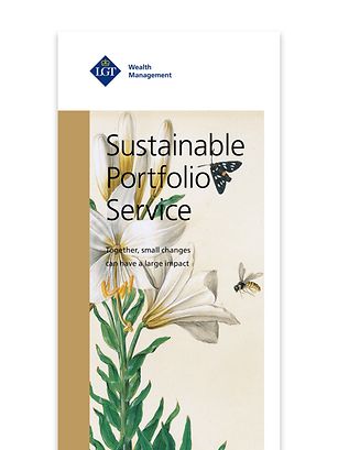 A brochure to introduce the Sustainable Portfolio Service
