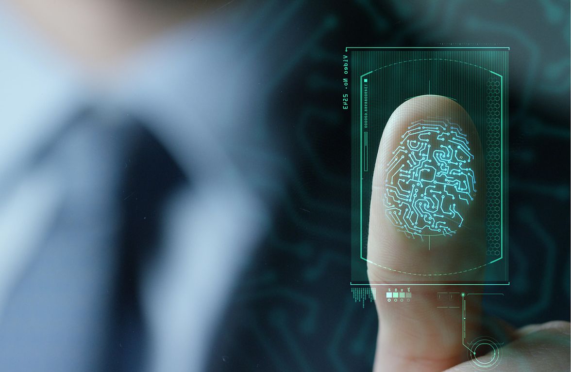 Fingerprint biometric identity and approval, indicating innovation which our alternative investments can provide access to