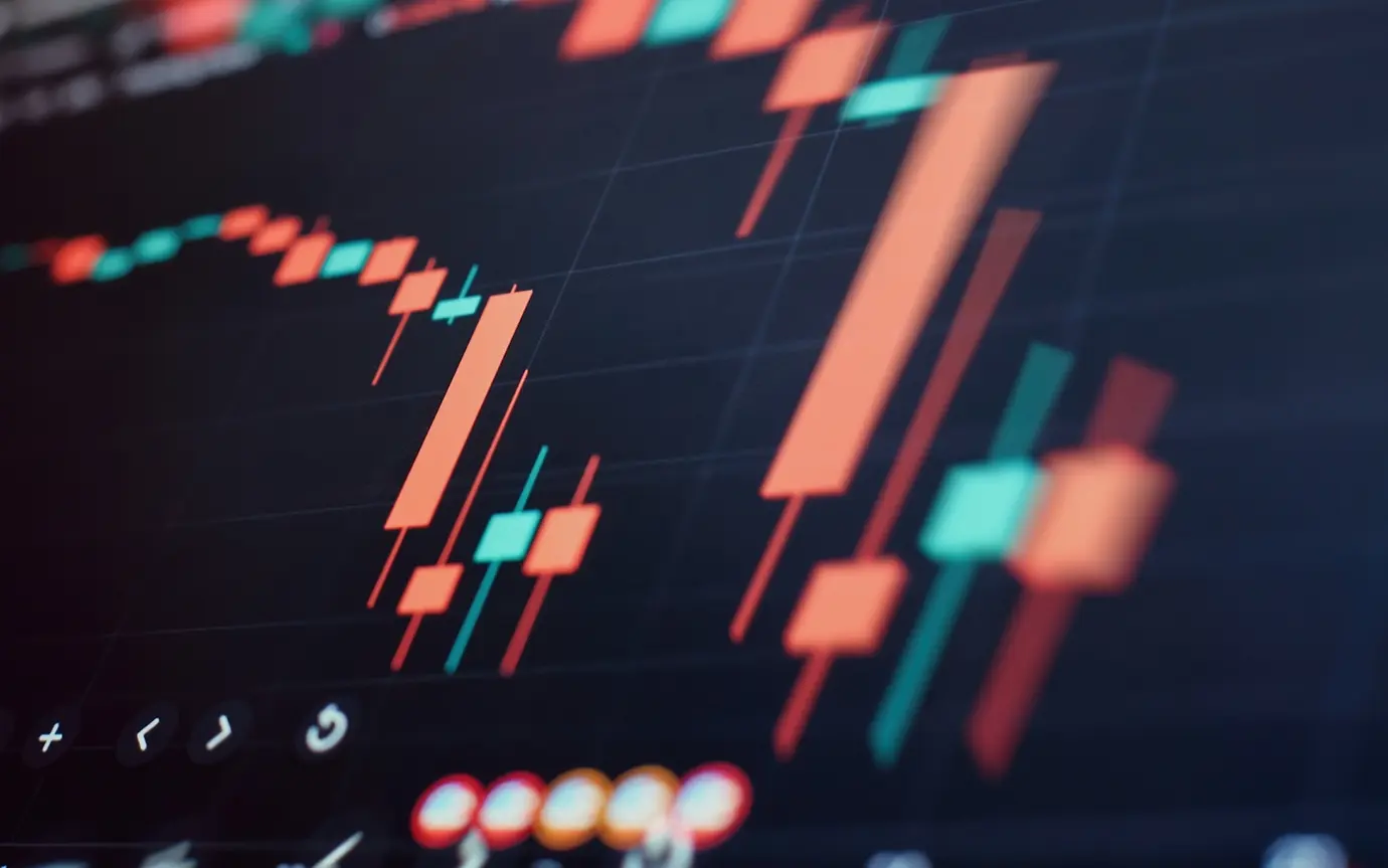 Financial screen and graph