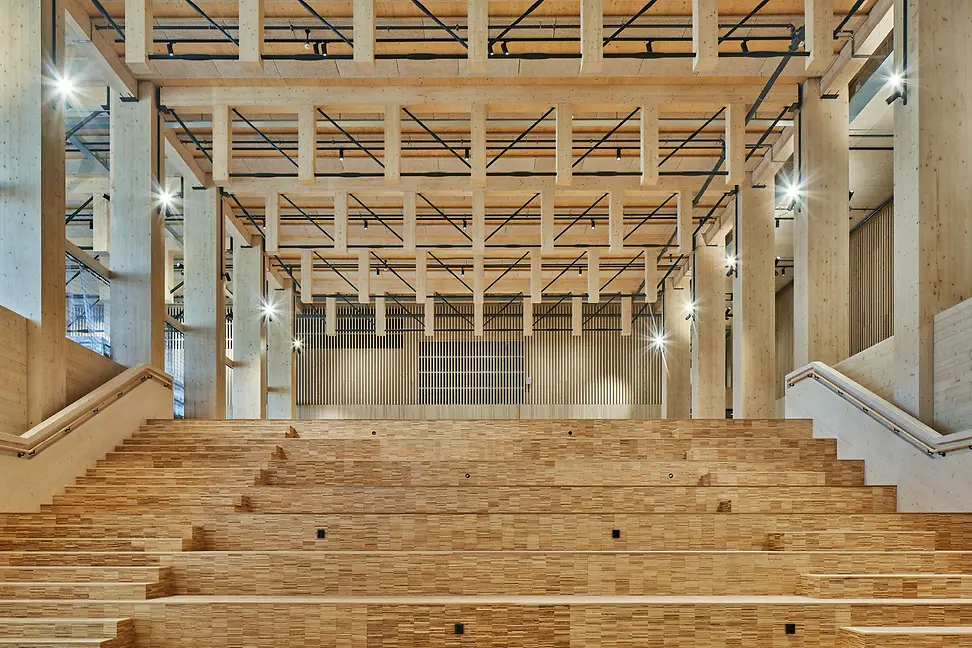 Sara Cultural Centre in Skelleftea, Schweden (Innenansicht)