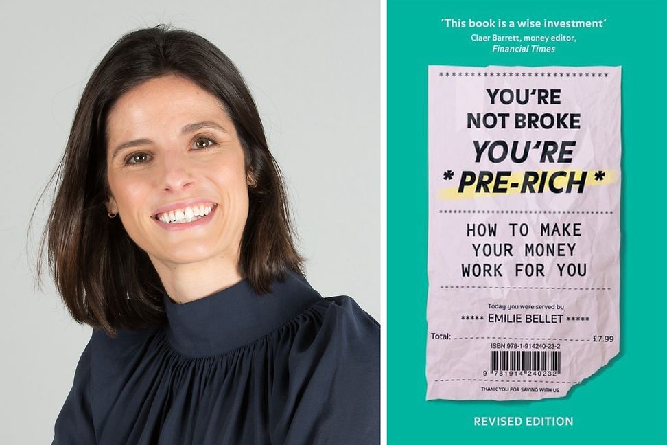 Emilie Bellet's book "You're not broke, you're pre-rich"