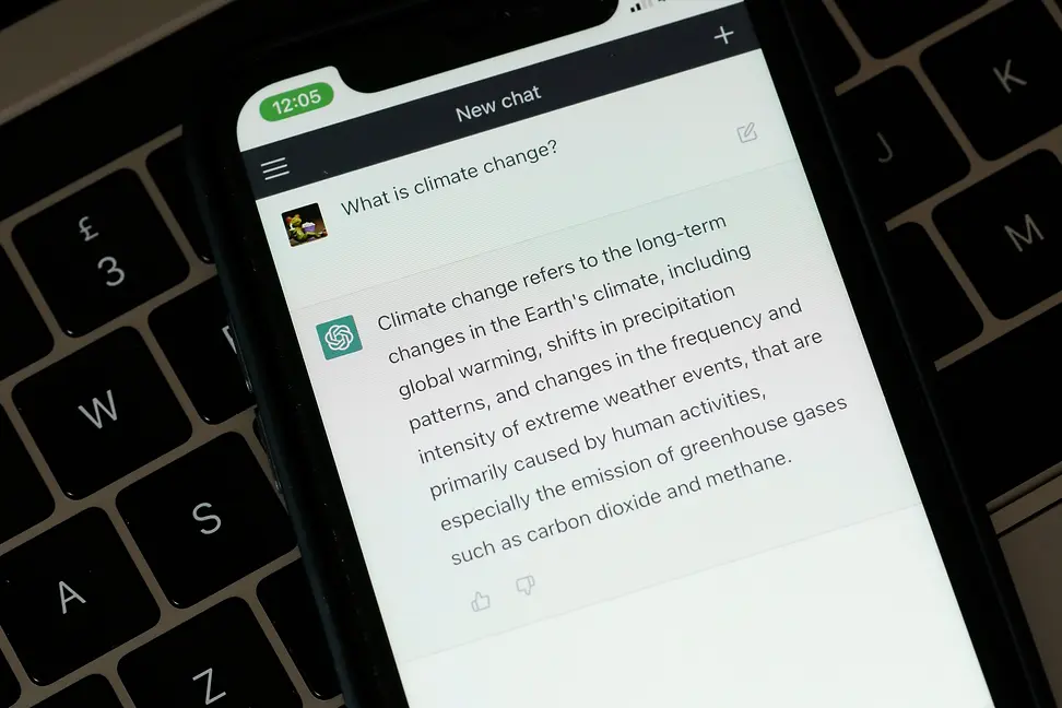 what is climate change? AI chatbox 