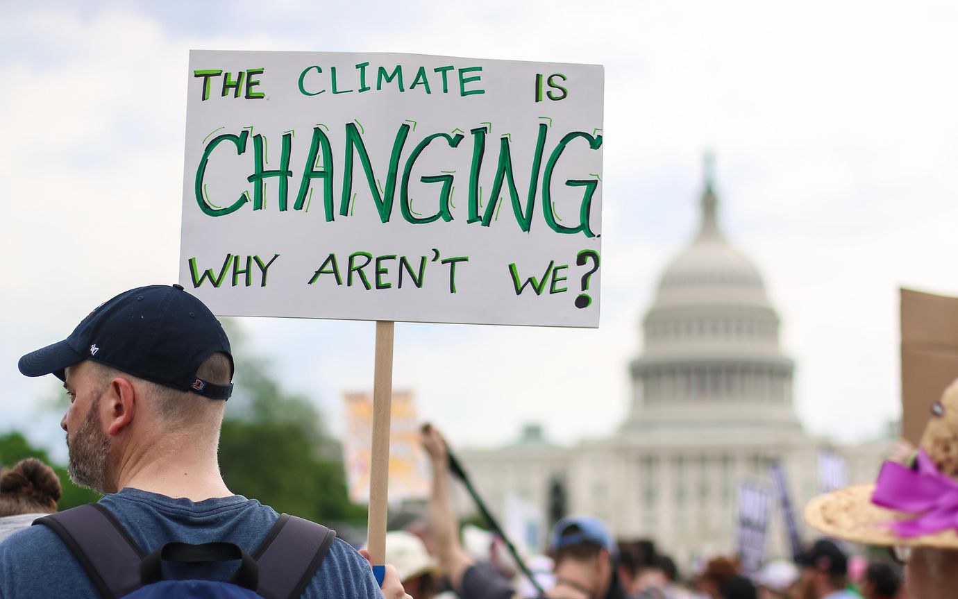 climate action protest poster