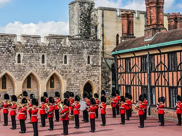 Changing of the Guard ceremony at Windsor Castle