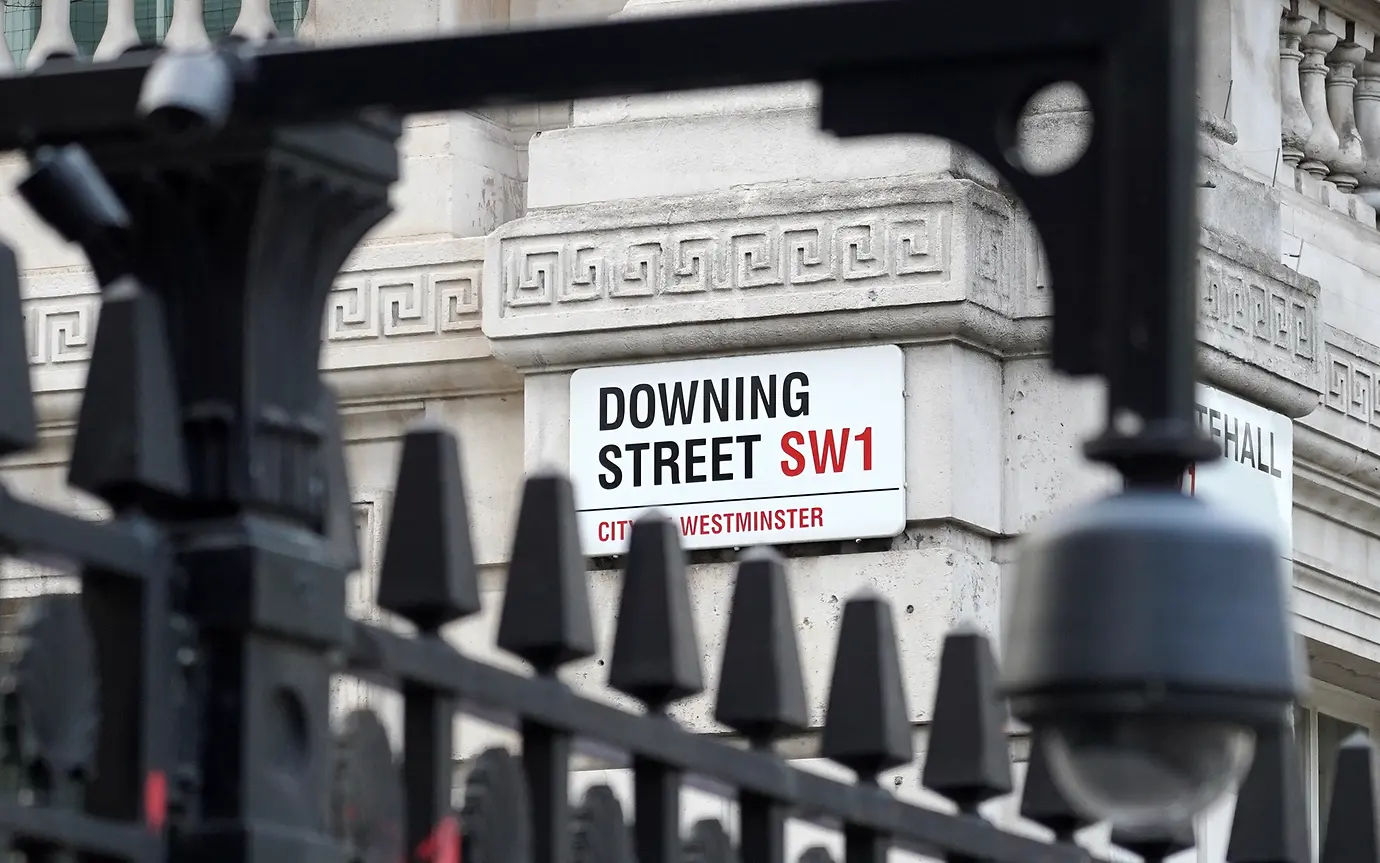 Downing Street sign 
