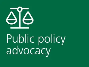 Public policy advocacy icon