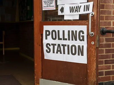 UK Polling station